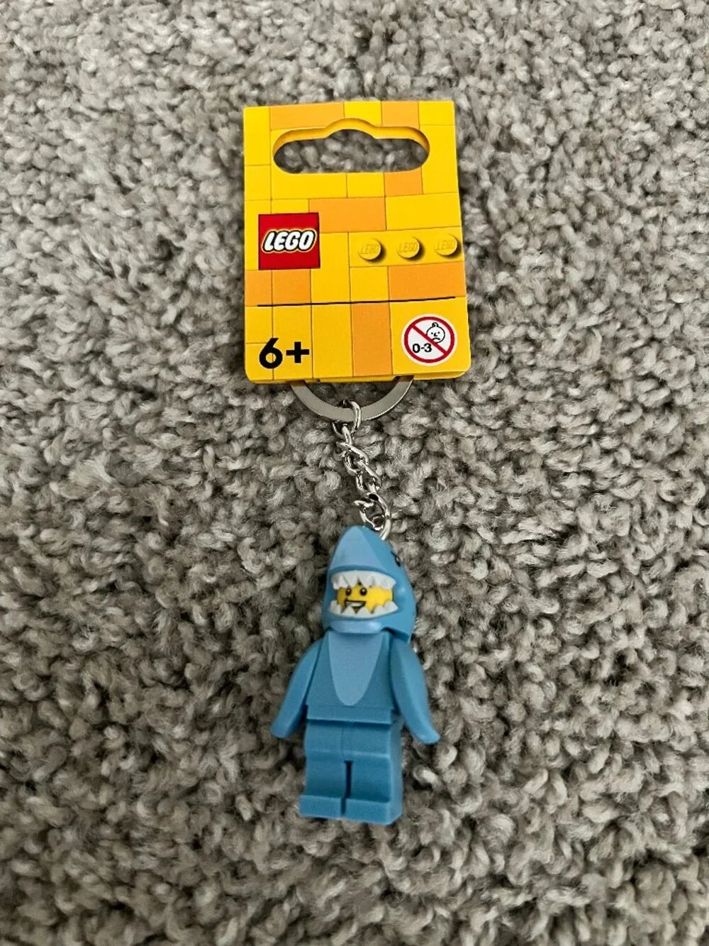 Lego Shark Suit Guy Key Chain - Picture 2 of 3